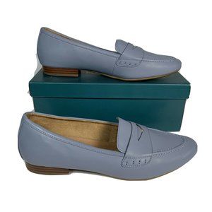 Aerosoles Women's Map Out Loafer Blue Slip On 12